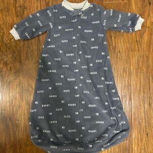 Carter's Gray and Navy Sleep Sack Size Medium